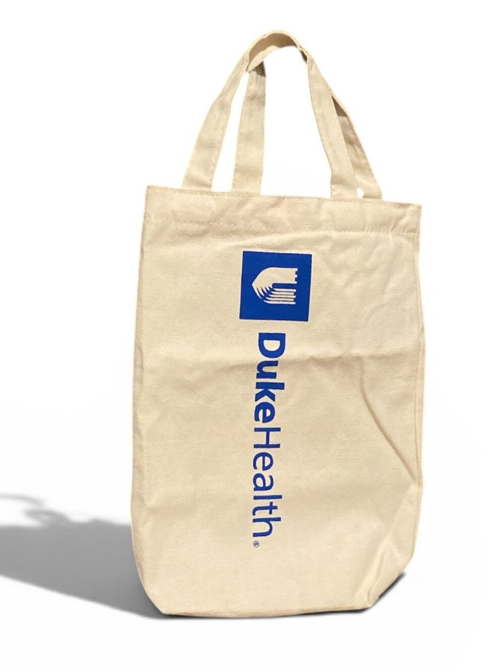 Duke Health Cream Canvas Mini Tote Bag 💙 Medical Swag